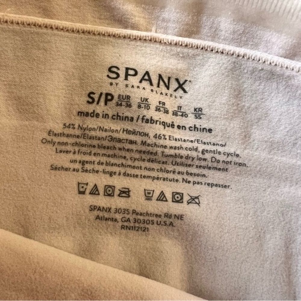 SPANX Seamless Higher Power Short Tan Shapewear Size Small - Picture 3 of 5